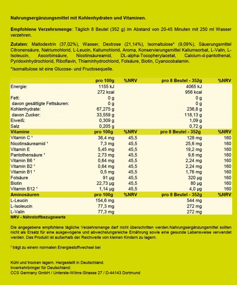 nutrixxion-energy-gel-bcaa-waldmeister-44-g-high-carb-einzelportion image 5