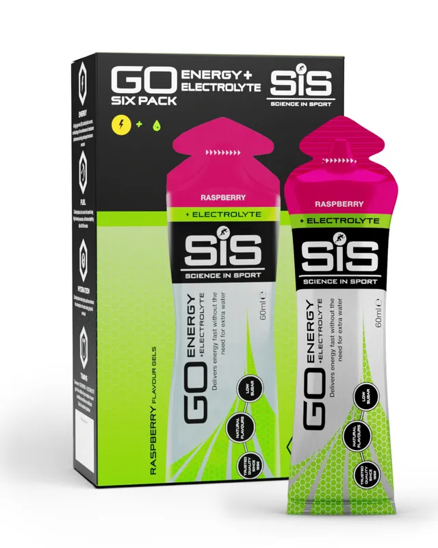 science-in-sport-go-energy-elektrolyt-gel-himbeere-6-x-60ml image 1