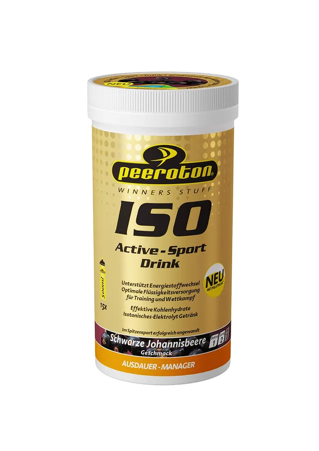 peeroton-iso-active-sport-drink-schwarze-johannisbeere-300g image 1