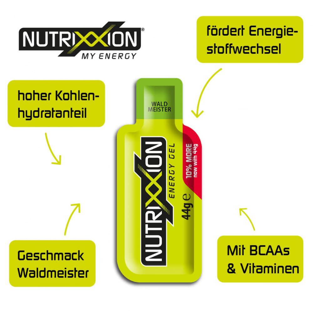 nutrixxion-energy-gel-bcaa-waldmeister-44-g-high-carb-einzelportion image 2