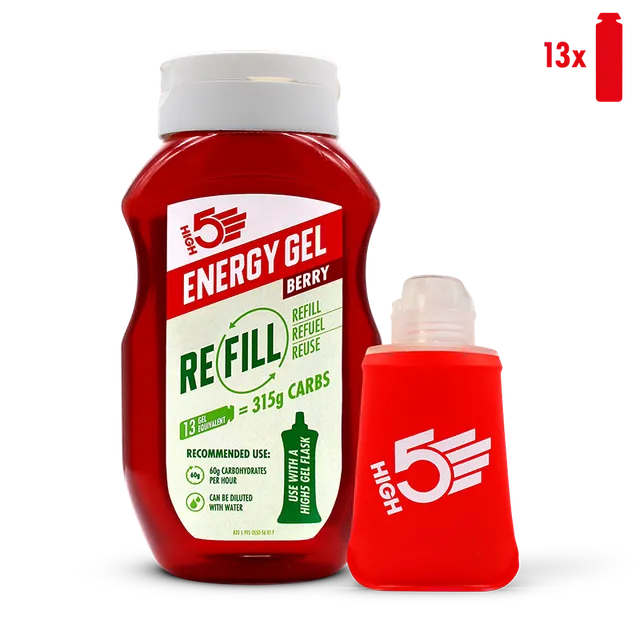 high5-gel-refill-bundle-150-ml-flask-energy-gel-berry-550-g image 1