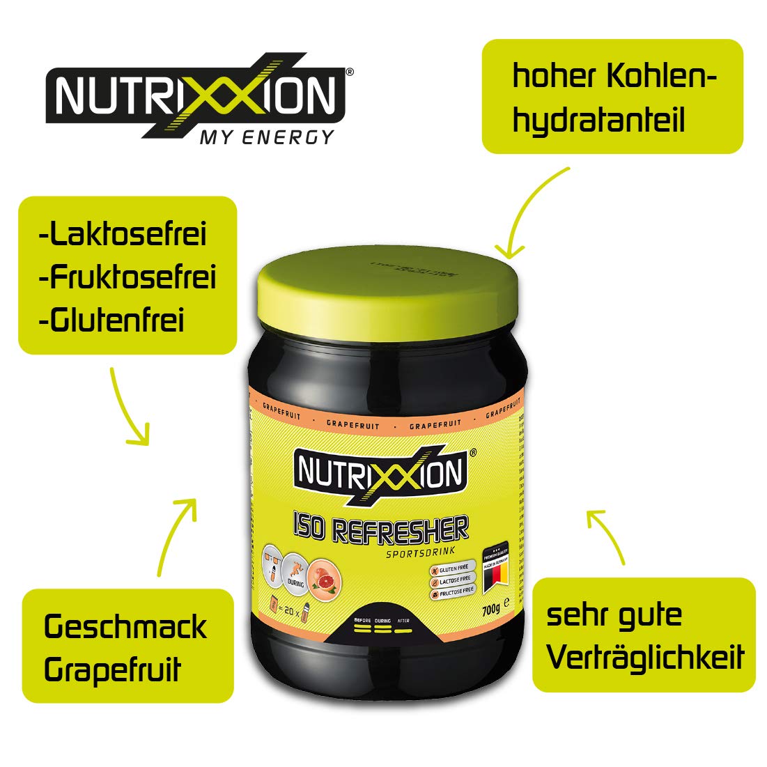 nutrixxion-isotonic-drink-grapefruit-700-g-pulver image 2