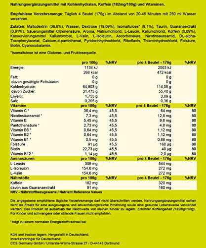 nutrixxion-energy-gel-sport-bcaa-shot-high-carb-mit-koffein-5x44g-green-apple image 8