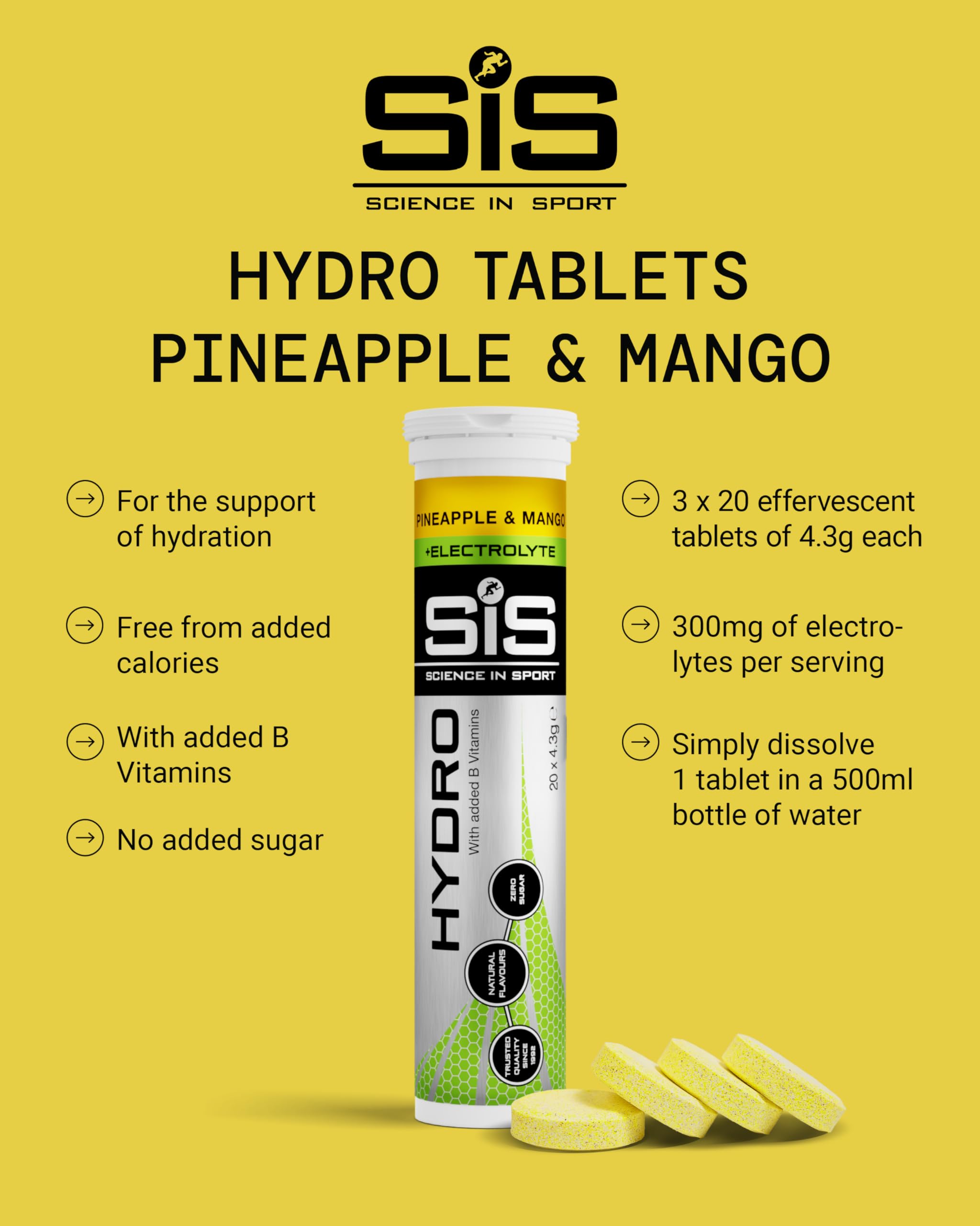 science-in-sport-hydro-tabletten-ananas-mango-3-x-20-st-ck image 2