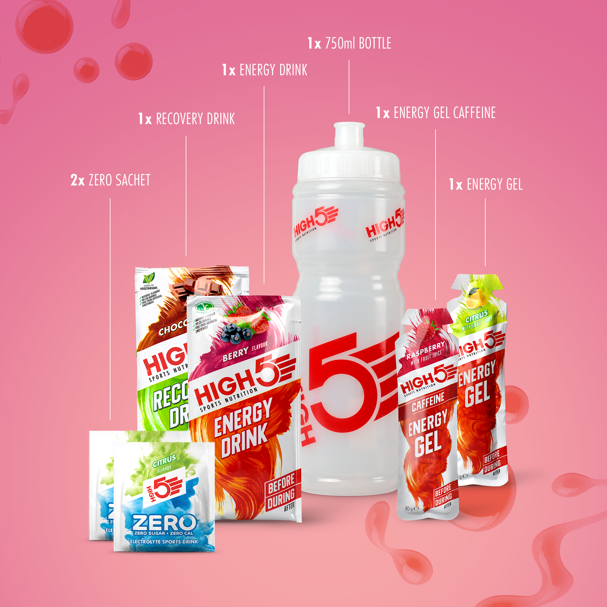 high5-starter-nutrition-pack-energy-gel-hydration-recovery-testset image 2