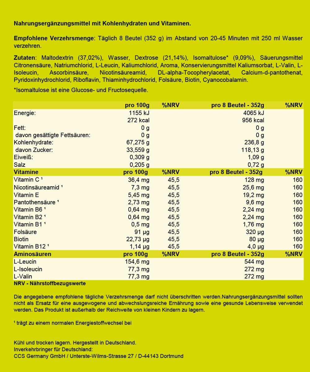 nutrixxion-energy-gel-bcaa-waldmeister-5x44-g-high-carb-set image 2