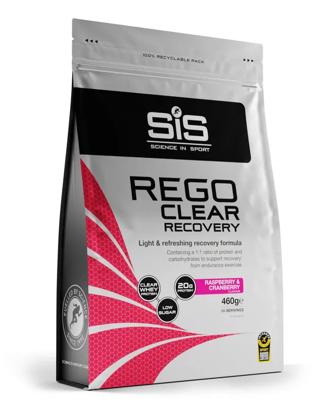 science-in-sport-rego-clear-recovery-pulver-460g-himbeere-cranberry image 1
