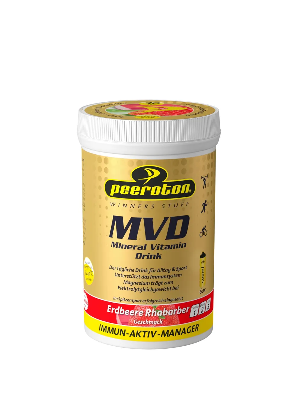 peeroton-mvd-mineral-vitamin-drink-erdbeere-rhabarber-300g-pulver image 1