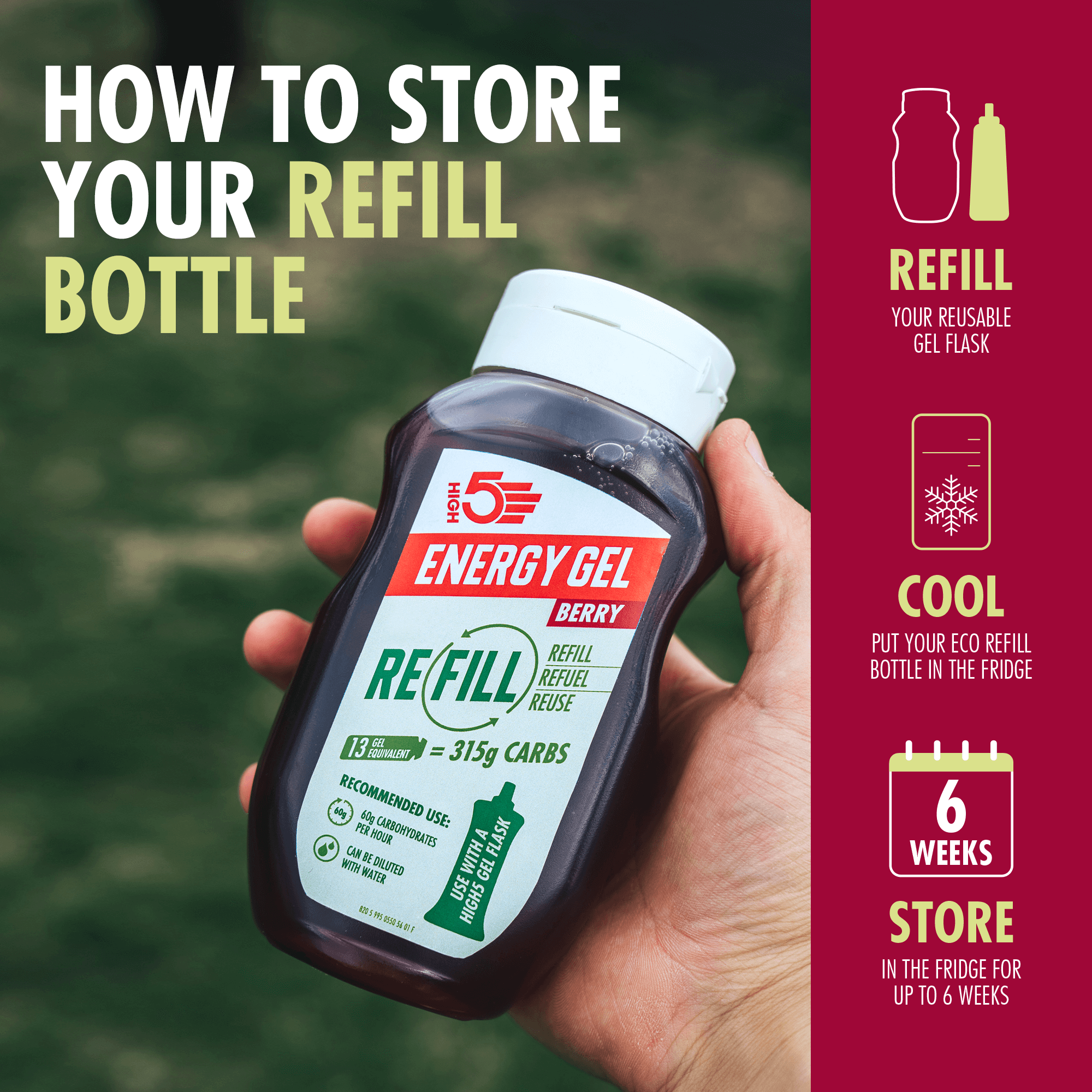 high5-gel-refill-bundle-berry-energy-gel-250ml-flask image 6