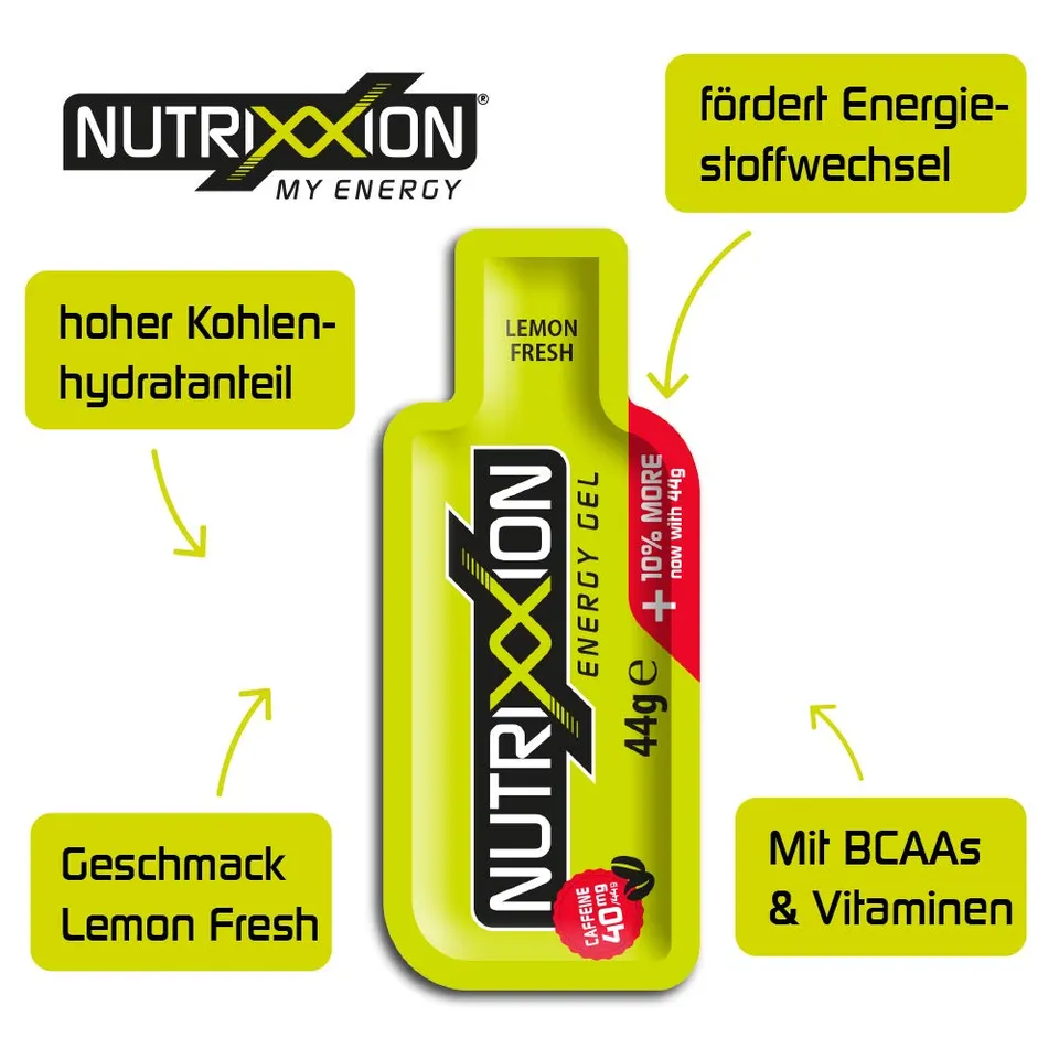 nutrixxion-energy-gel-bcaa-koffein-lemon-5x44-g image 1