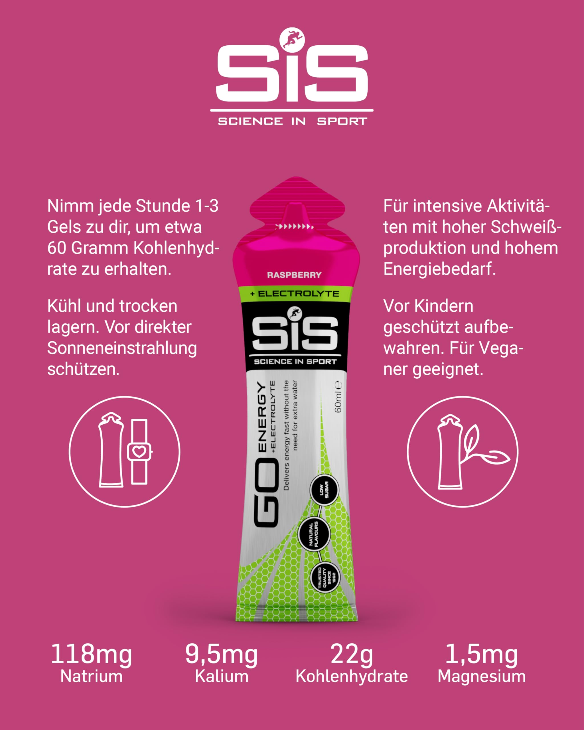 science-in-sport-go-energy-elektrolyt-gel-himbeere-6-x-60ml image 4