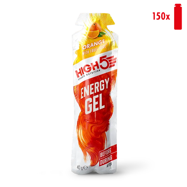 high5-energy-gel-orange-x150-koffeinfreies-carb-gel-event-pack image 1