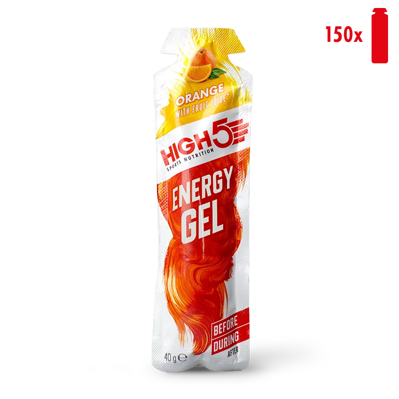high5-energy-gel-orange-x150-koffeinfreies-carb-gel-event-pack image 1