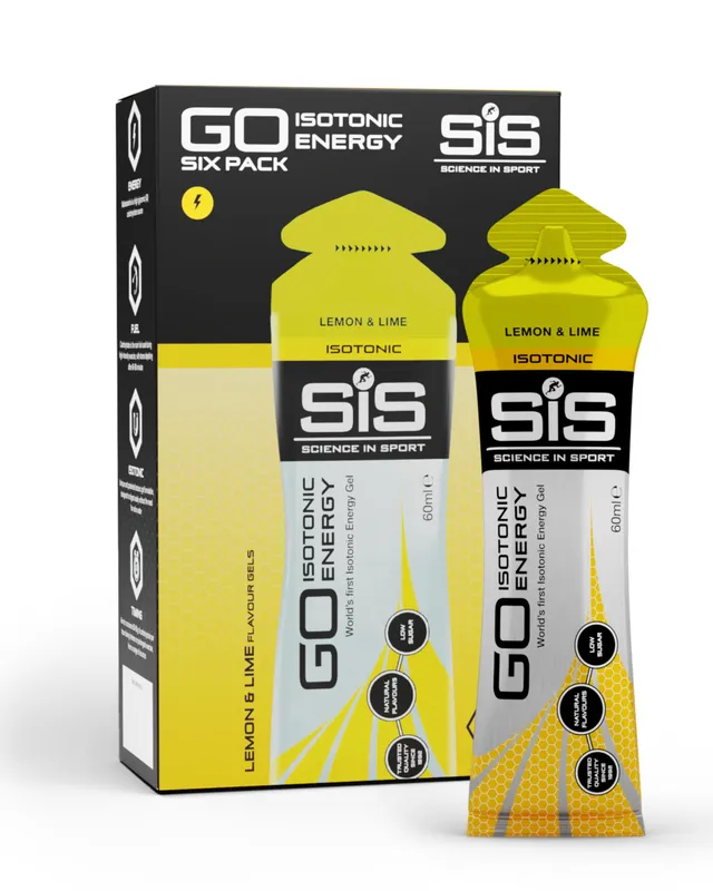 science-in-sport-go-isotonic-energy-gel-6x60ml-zitrone-limette-vegan image 1