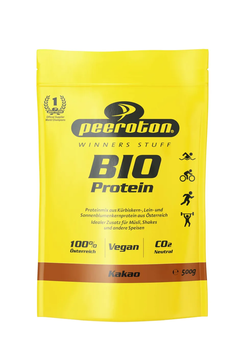 peeroton-bio-protein-kakao-veganes-proteinpulver-500g image 1