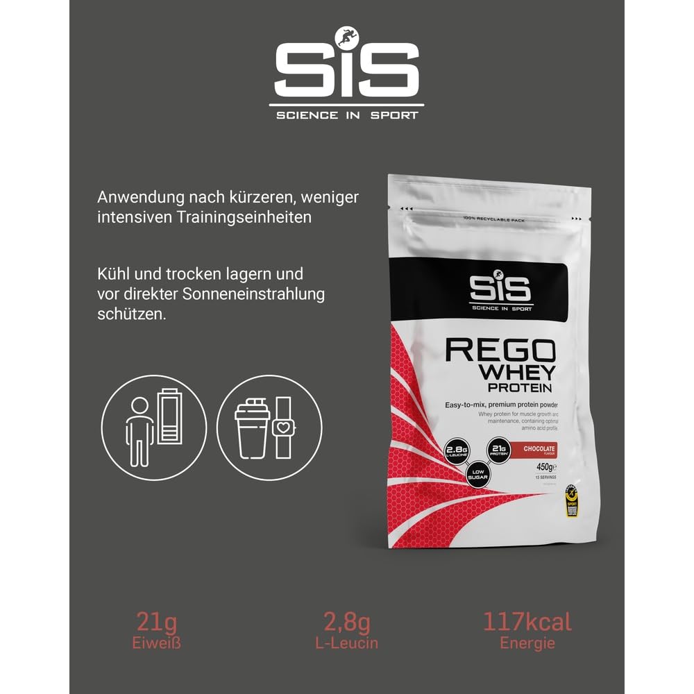 science-in-sport-rego-whey-protein-schokolade-450g image 4