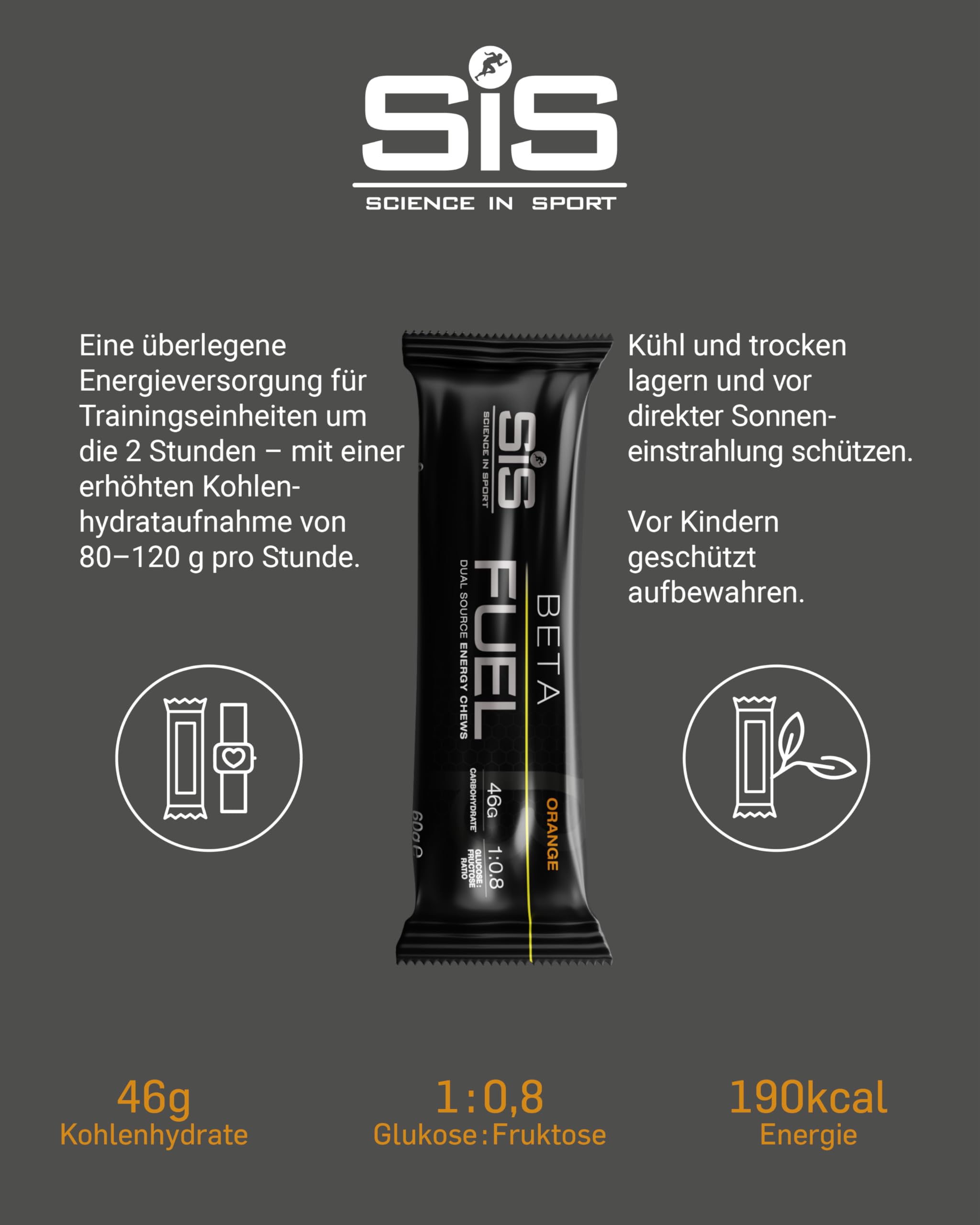 science-in-sport-beta-fuel-energie-kaubonbons-orange-20-x-60g image 5