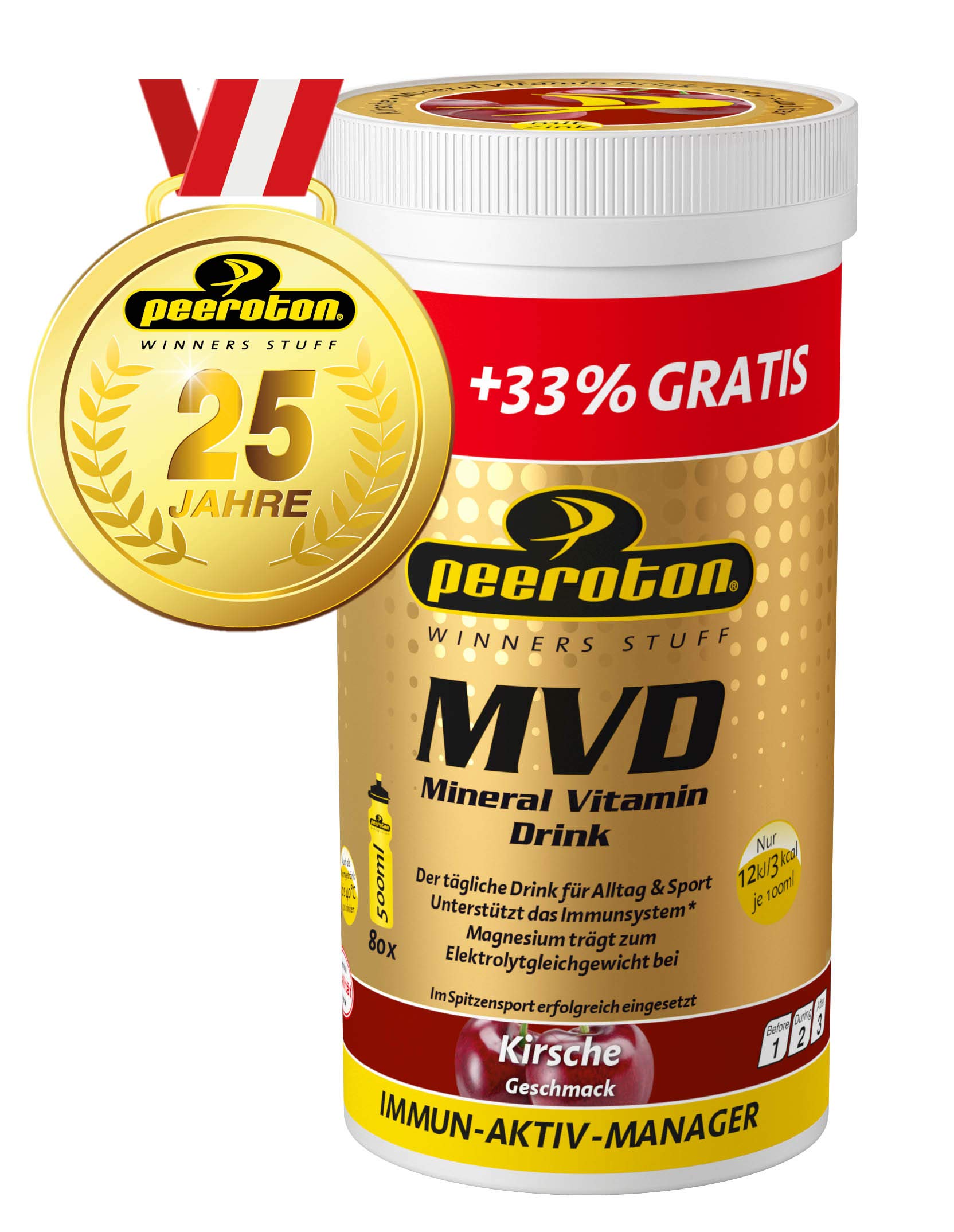 peeroton-mineral-vitamin-drink-kirsche-400g-pulver image 1