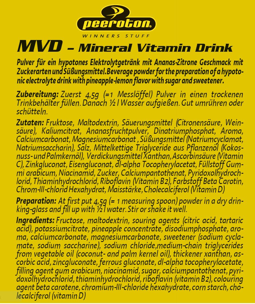 peeroton-mvd-mineral-vitamin-drink-ananas-zitrone-300g-pulver image 2