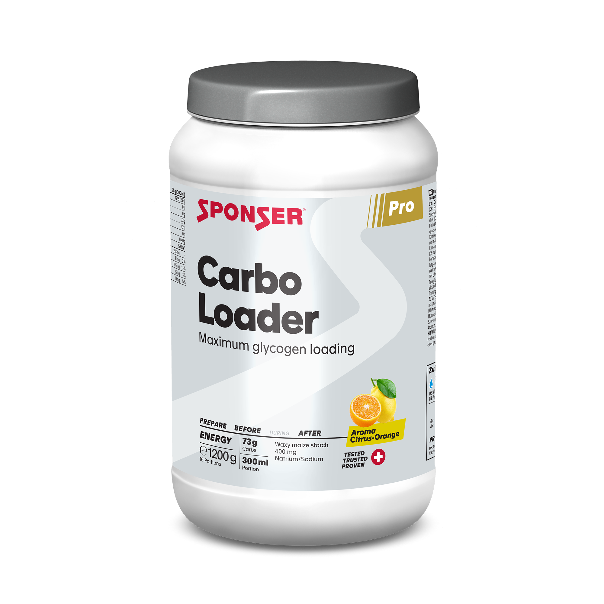 sponser-carbo-loader-citrus-orange-carboloading-kohlenhydrat-drink image 1