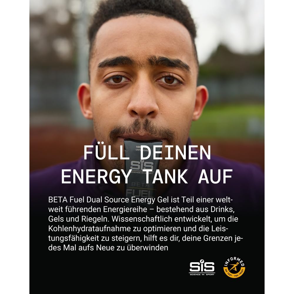 science-in-sport-beta-fuel-energy-gel-ohne-geschmack-6-x-60-ml image 4