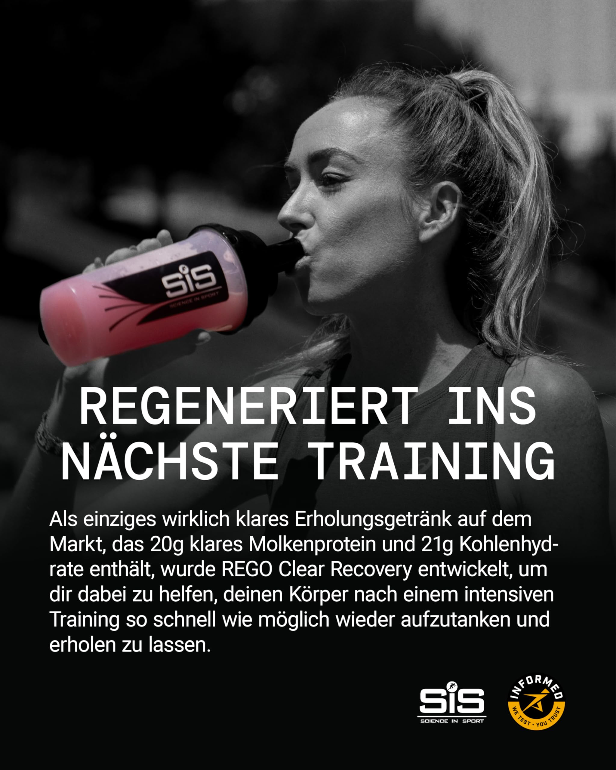 science-in-sport-rego-clear-recovery-pulver-460g-himbeere-cranberry image 3