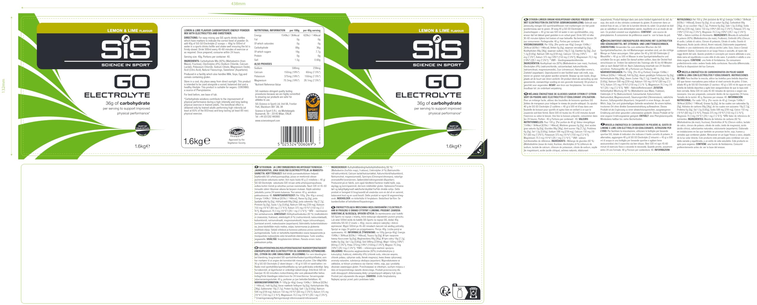 science-in-sport-go-elektrolytpulver-1-6kg-zitrone-limette image 7