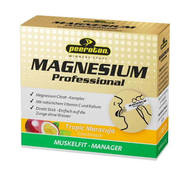 peeroton-magnesium-professional-tropic-maracuja-50g-direkt-sticks image 1