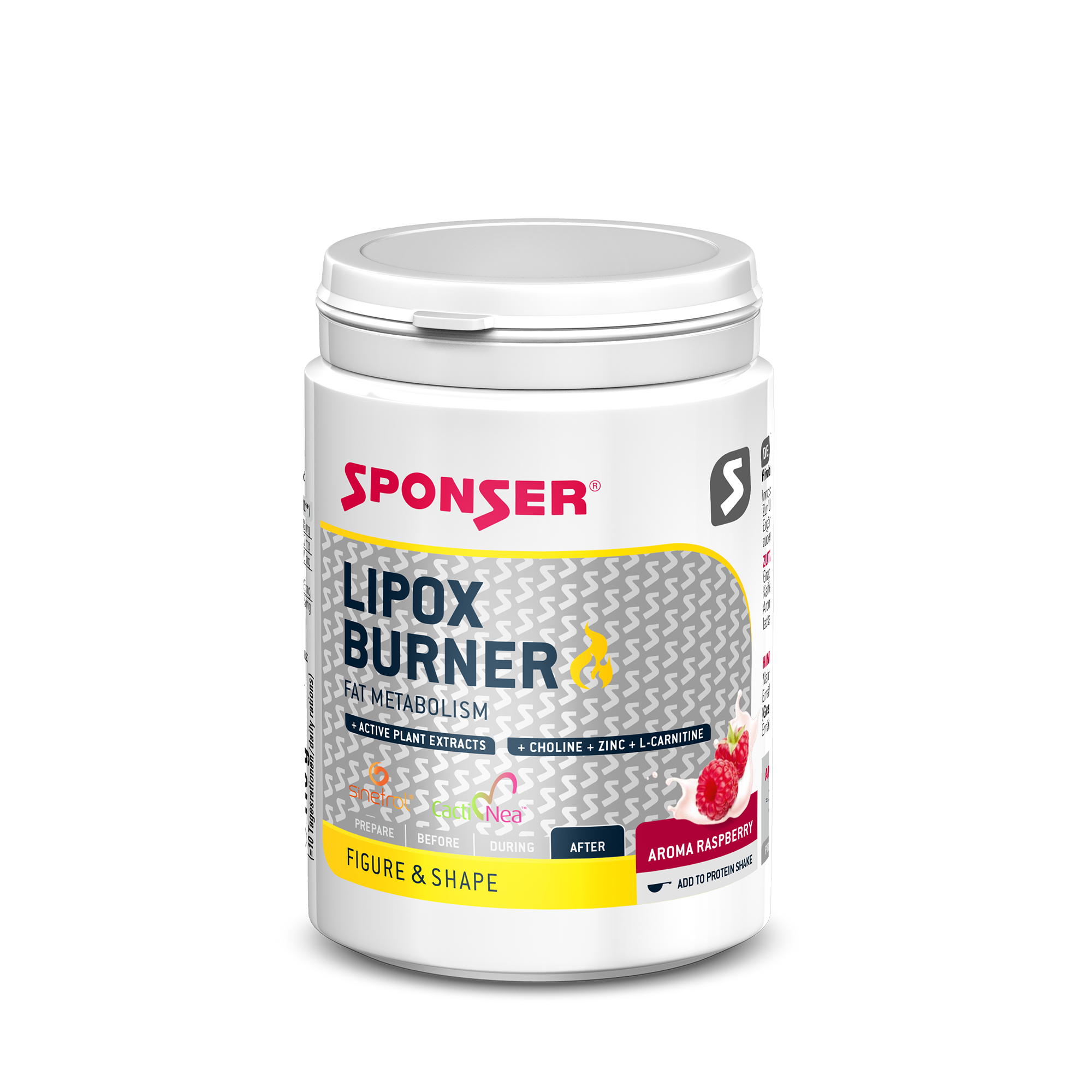 sponser-lipox-burner-protein-shake-zusatz-raspberry image 1