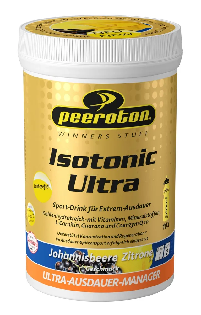 peeroton-isotonic-ultra-drink-johannisbeere-zitrone-300g image 1