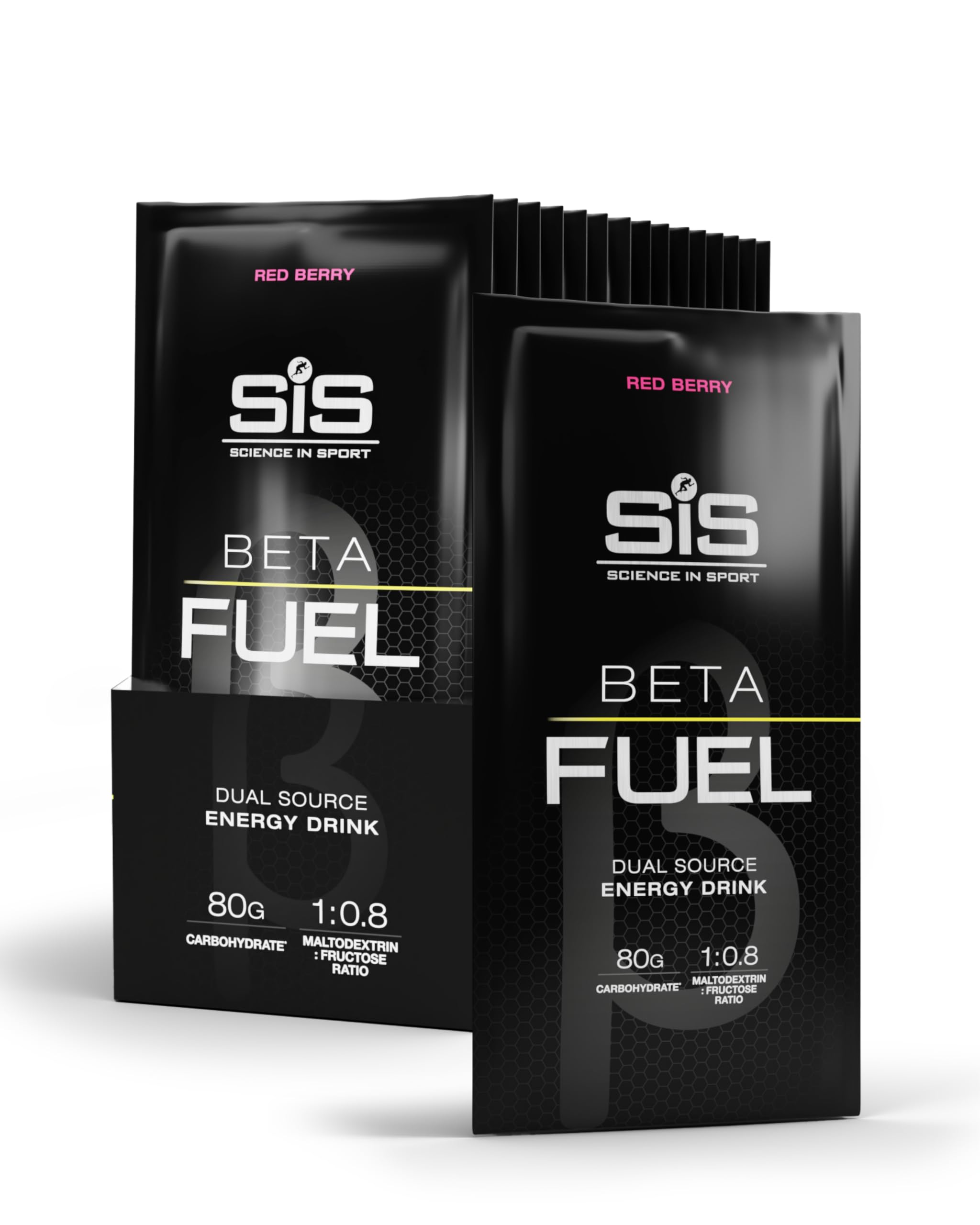 science-in-sport-beta-fuel-80-energy-drink-pulver-rote-beere-15-x-82-g image 1