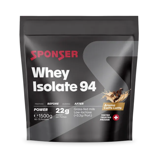 sponser-whey-isolate-94-proteinpulver-caffe-latte image 1