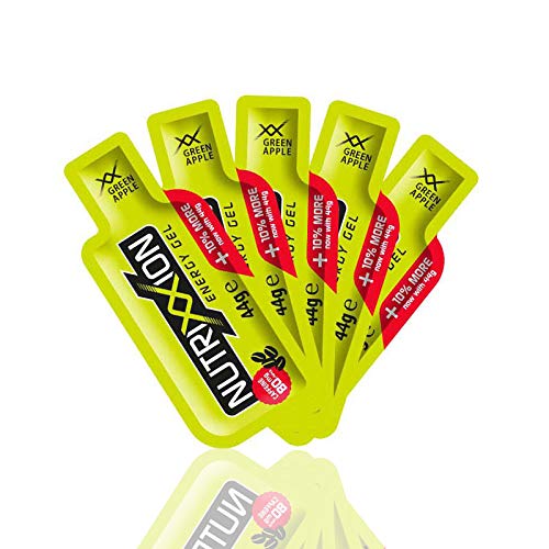nutrixxion-energy-gel-sport-bcaa-shot-high-carb-mit-koffein-5x44g-green-apple image 6