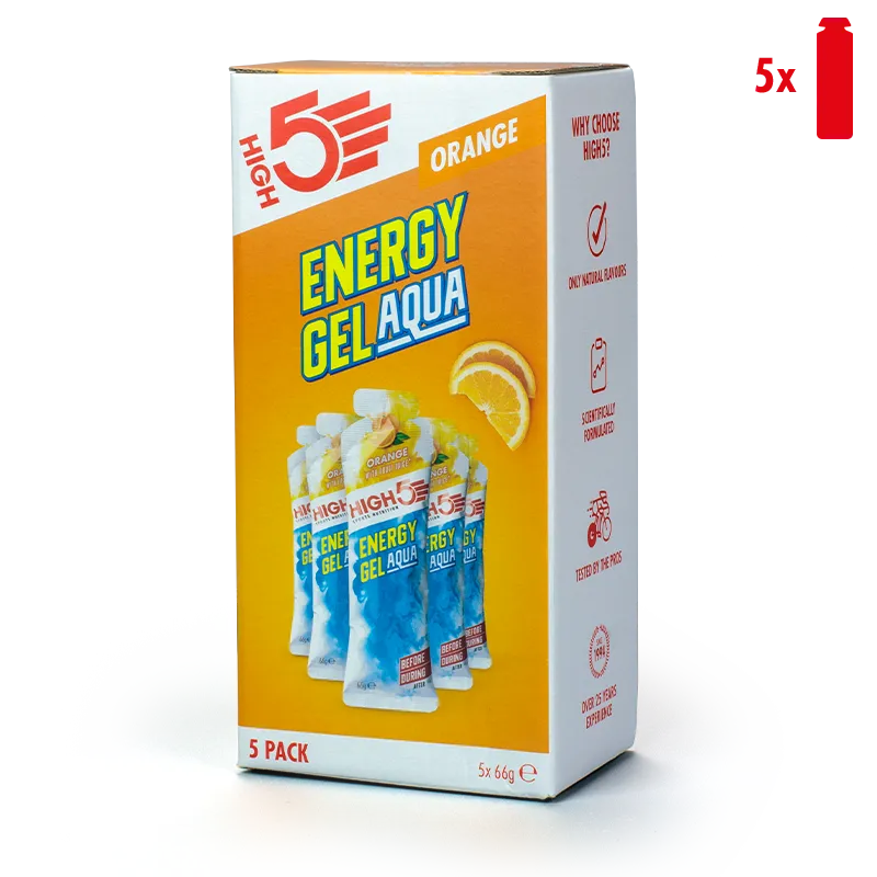 high5-energy-gel-aqua-5-pack-orange-energy-gel-aqua image 1
