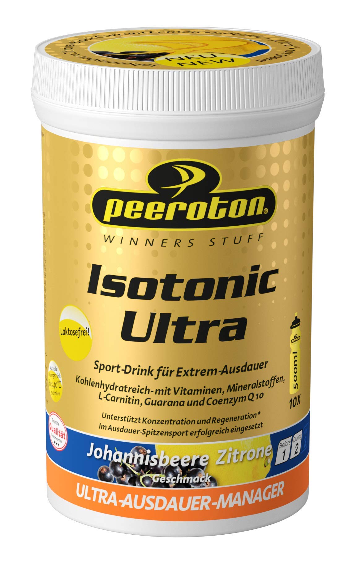 peeroton-isotonic-ultra-drink-johannisbeere-zitrone-300g image 1