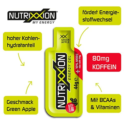 nutrixxion-energy-gel-xx-force-green-apple-44-g-mit-bcaa-und-koffein image 7