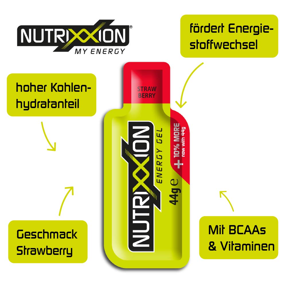 nutrixxion-energy-gel-sport-bcaa-high-carb-gel-44g-strawberry image 3