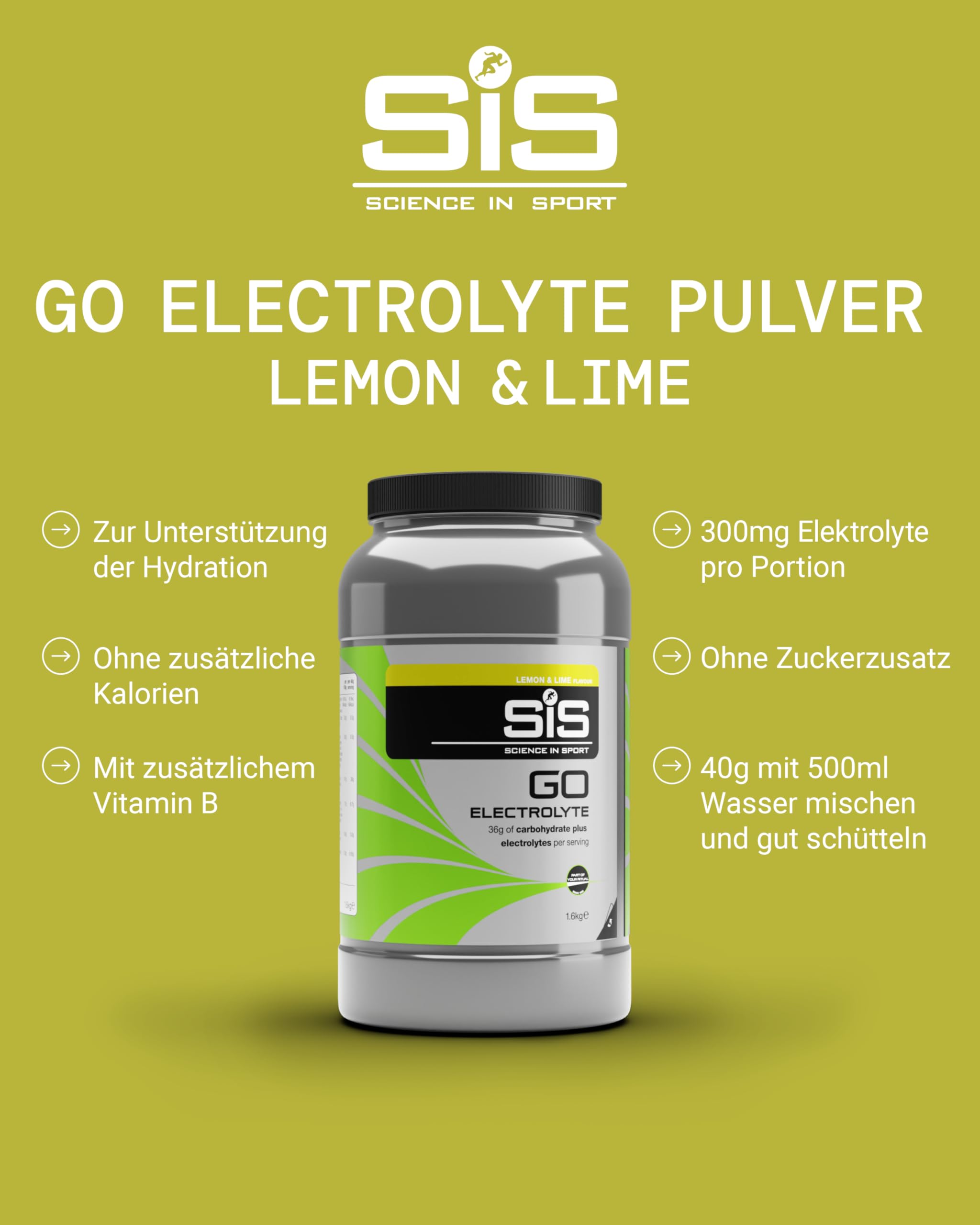 science-in-sport-go-elektrolytpulver-1-6kg-zitrone-limette image 2